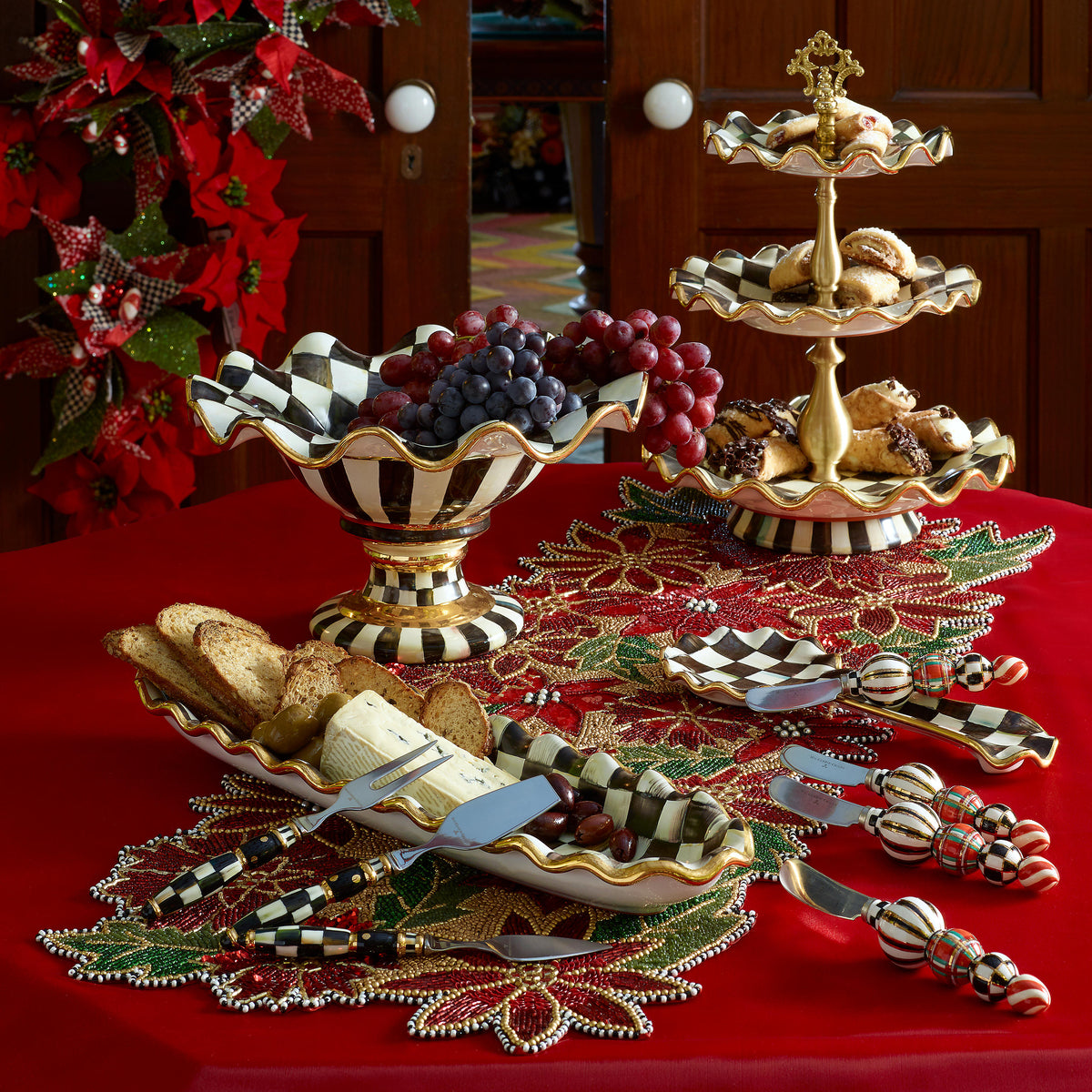Courtly Check Hors d'Oeuvre Tray