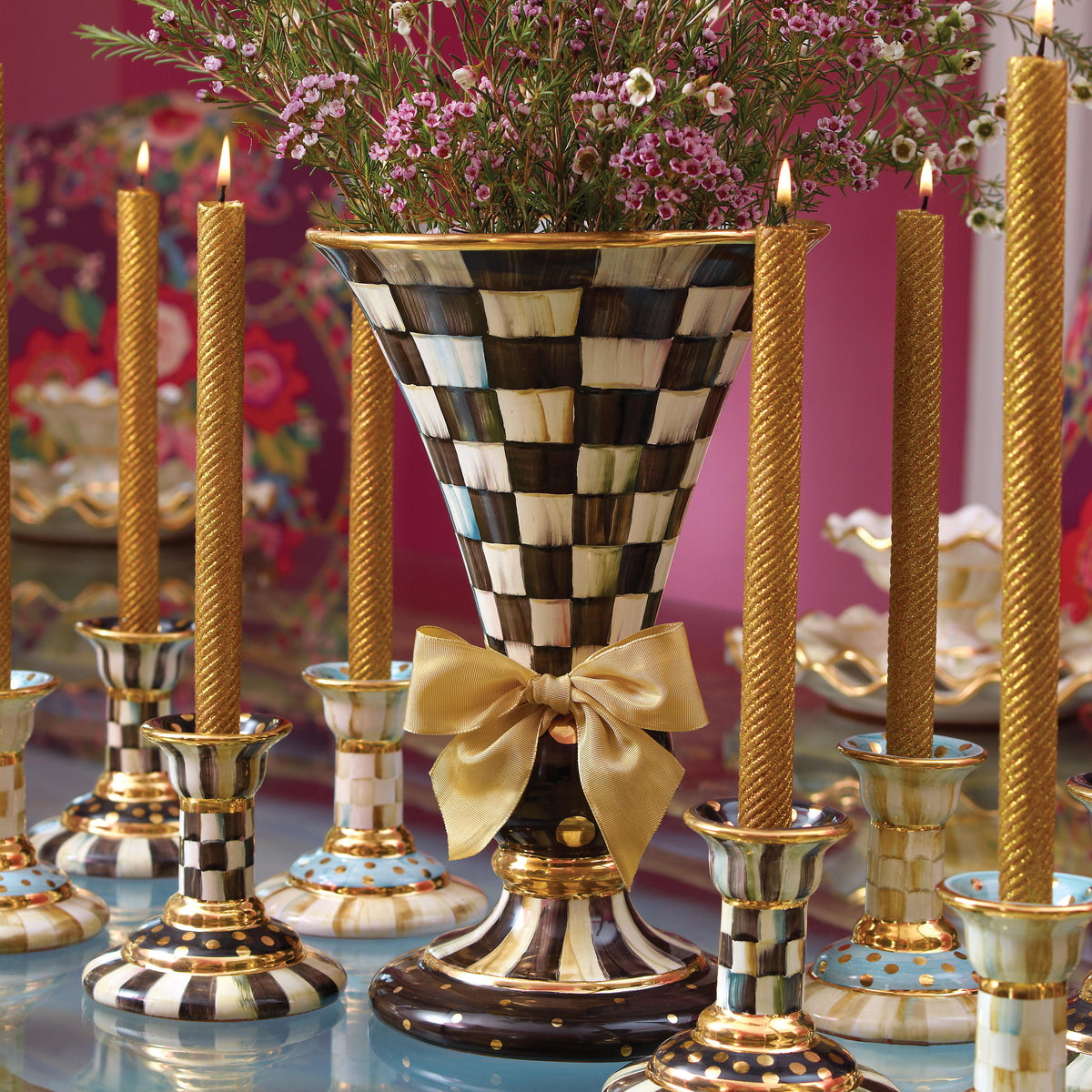 Courtly Check Large Vase