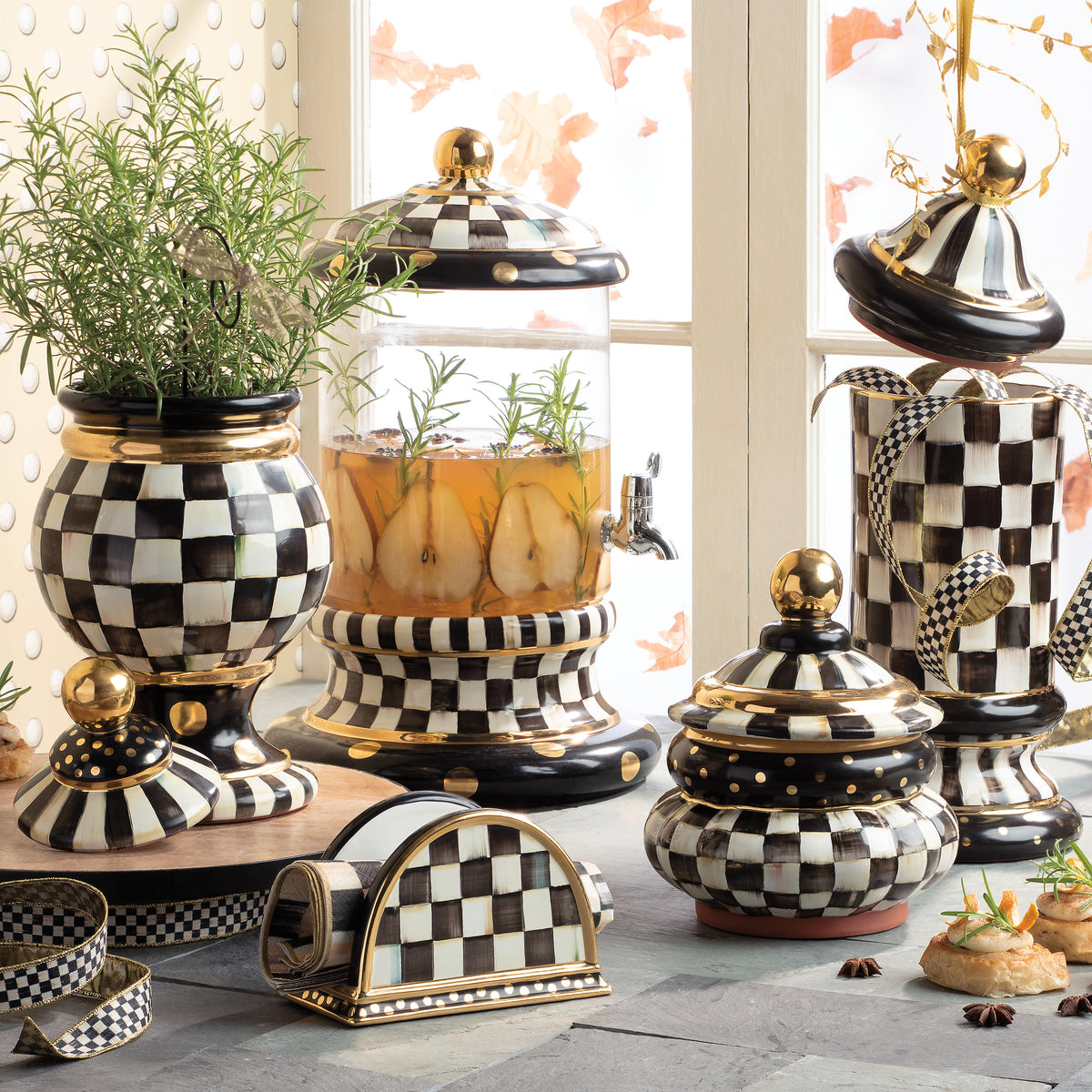 Courtly Check Groovy Canister