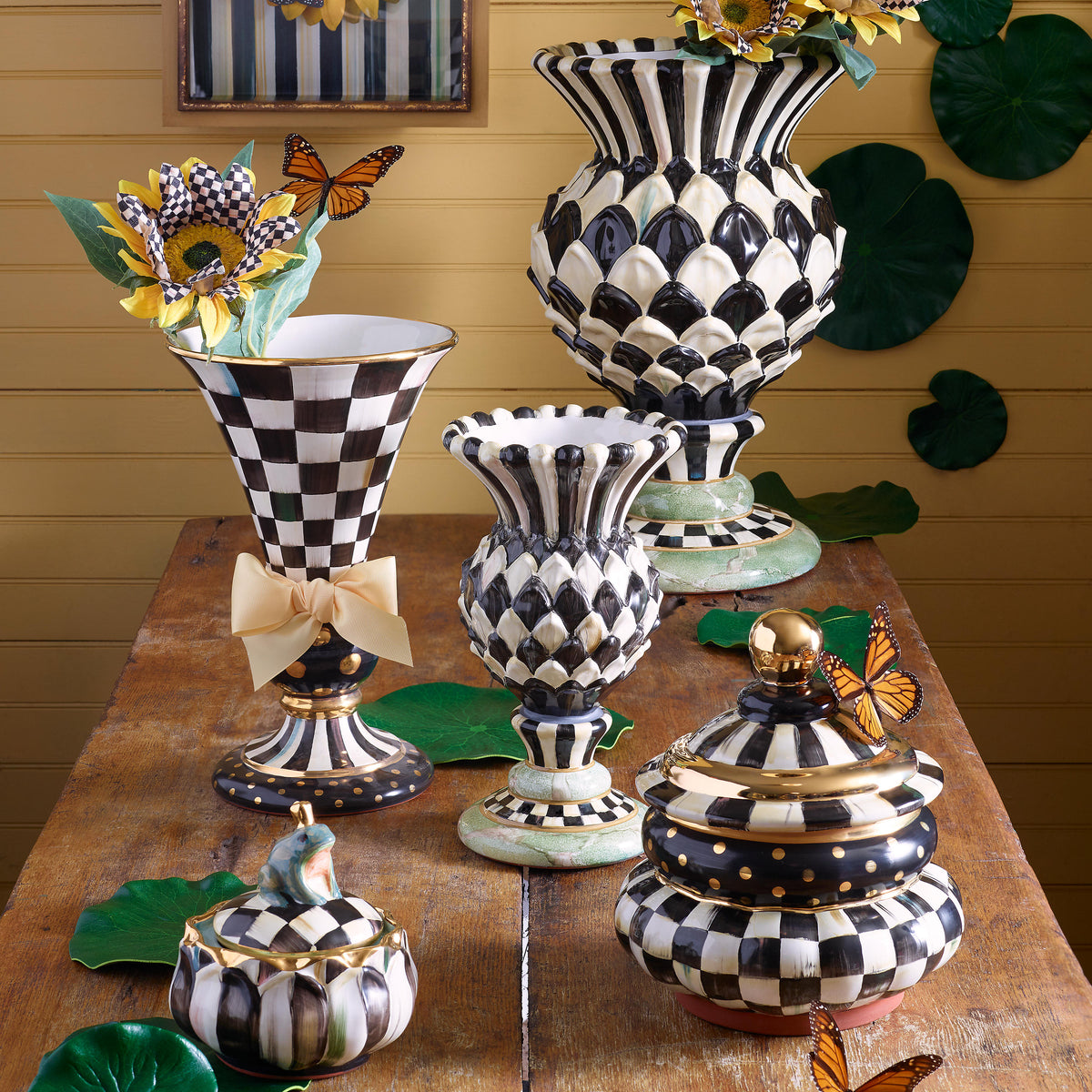 Courtly Check Groovy Canister
