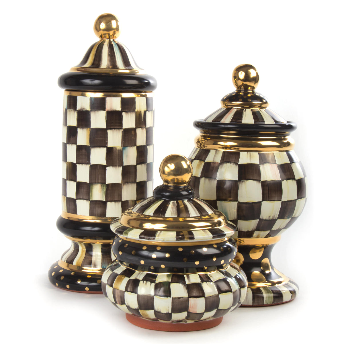 Courtly Check Groovy Canister