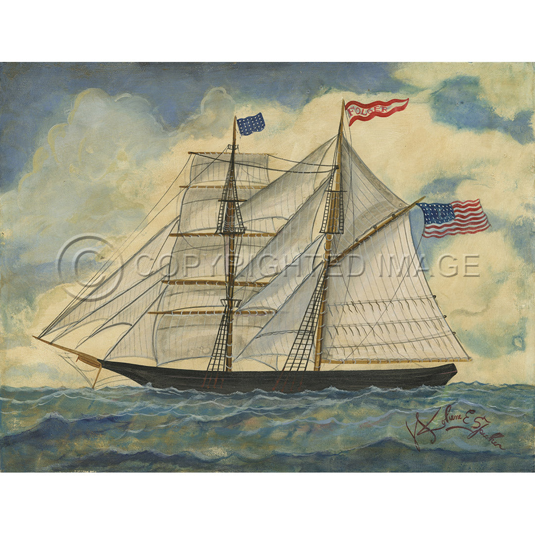 Ship Folger Ship 43x56