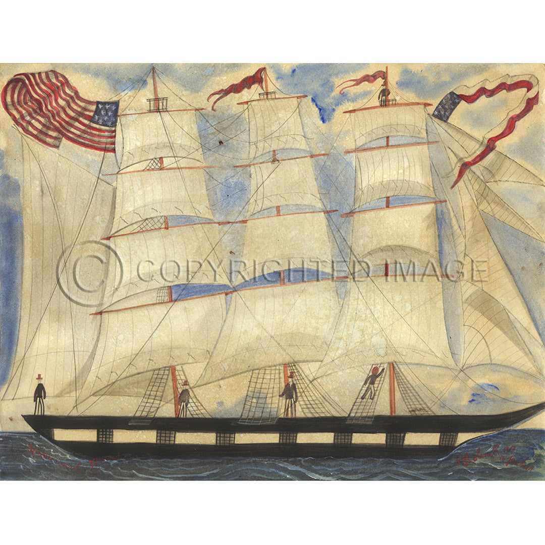 Ship Homeward Bound 43x56