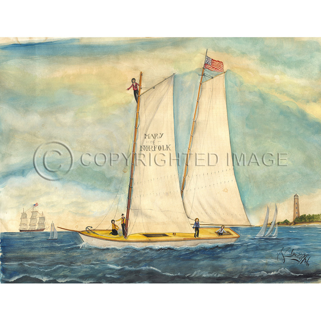 Ship Mary Of Norfolk 43x56