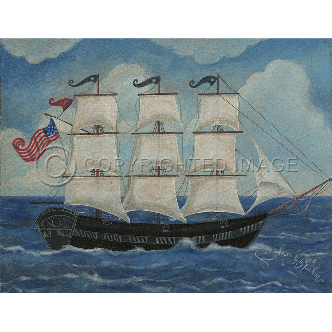 Ship Nantucket Morning 43x56