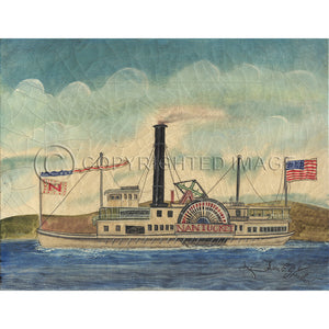 Ship Nantucket Steamship II 23x30