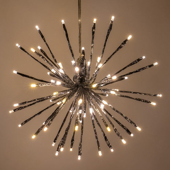 12" Starburst Silver