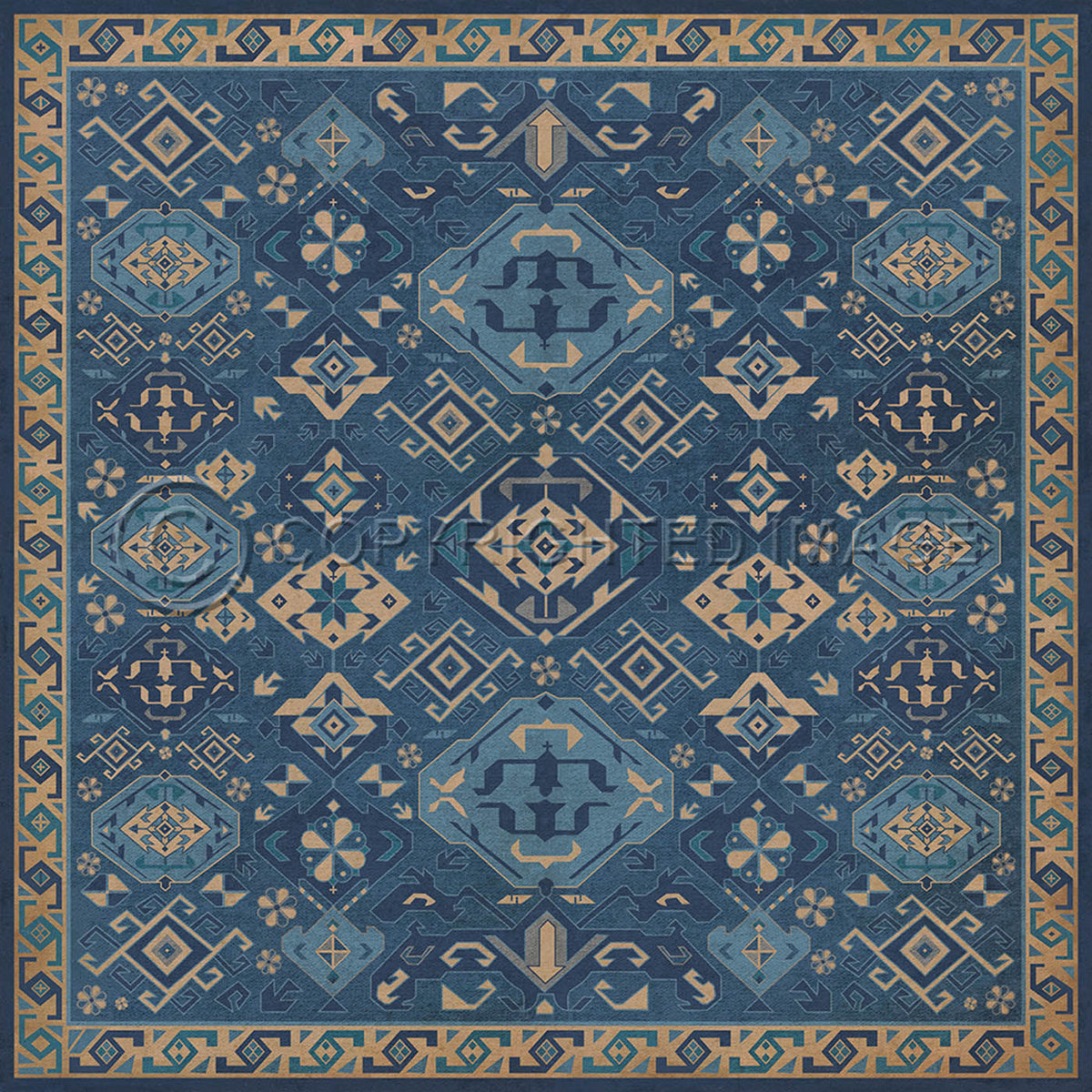 Traditional Indigo 96x96