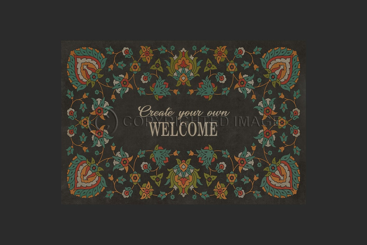 Arabic Floral Customized Transactions with Beauty 24x36