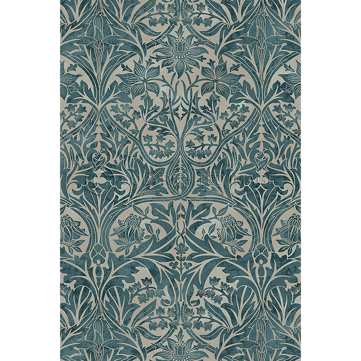 Bluebell Cobalt and Linen 20x30