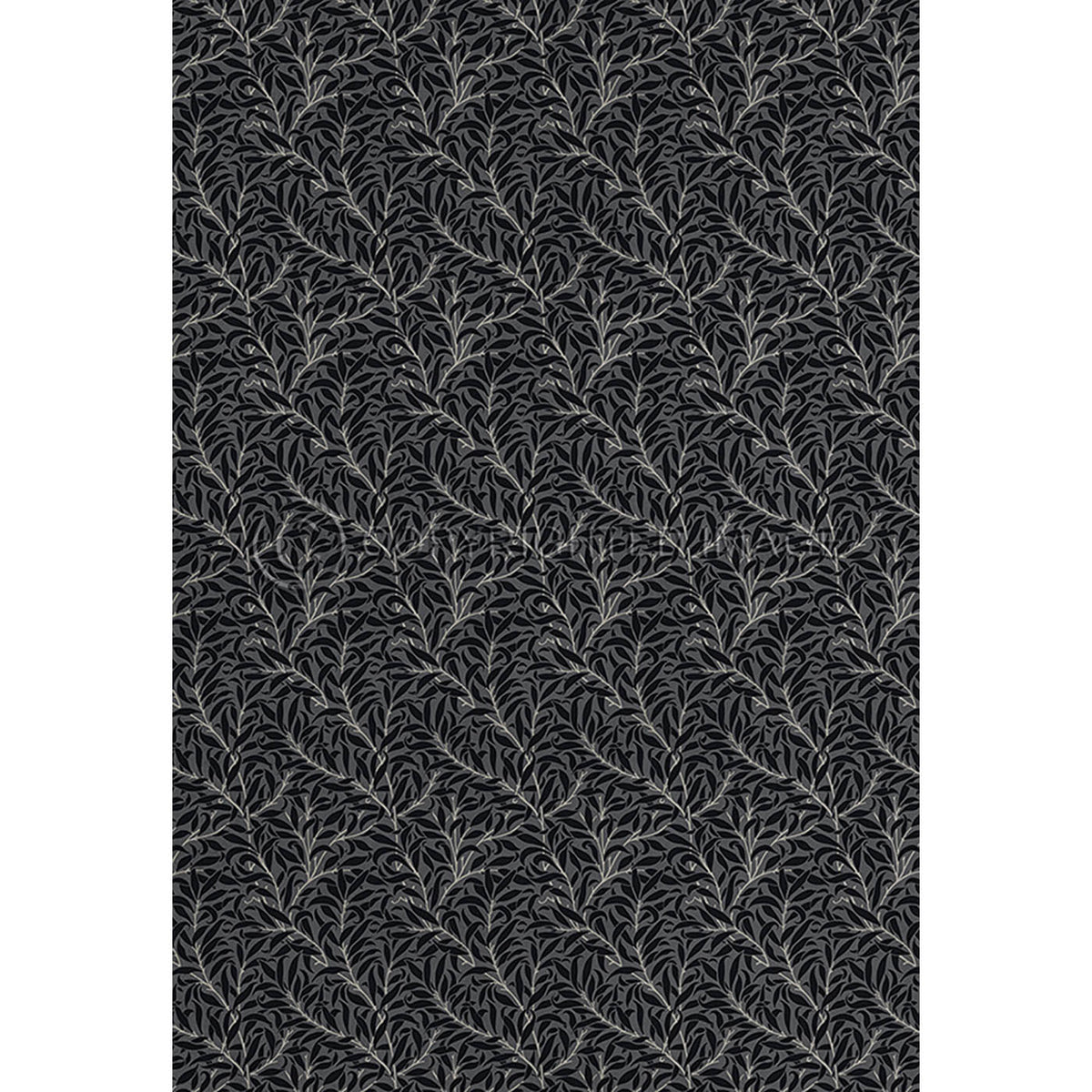 Willow Bough  Black 52x76