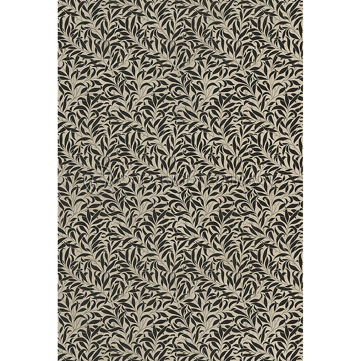 Willow Bough  Hemp and Black 38x56