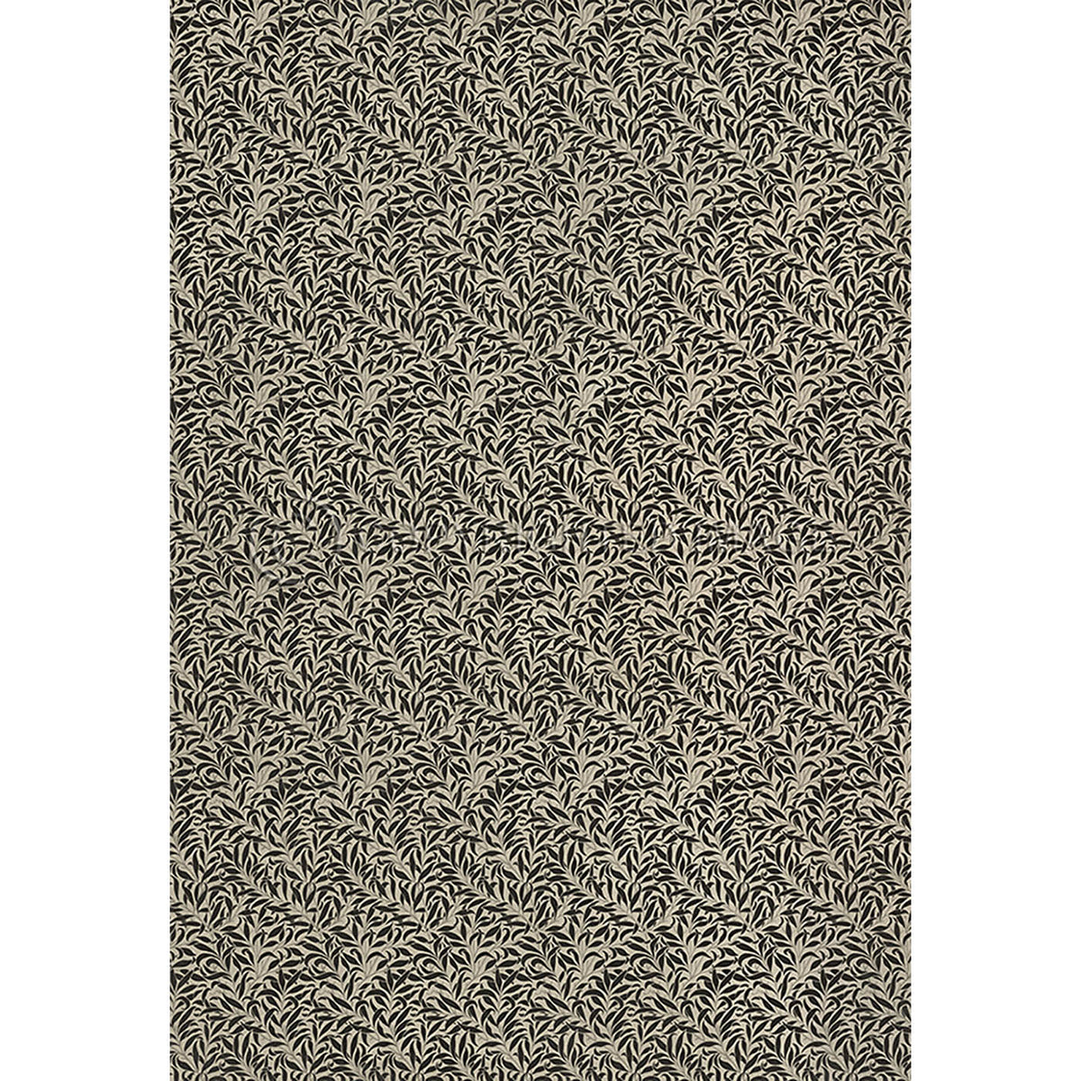 Willow Bough  Hemp and Black 70x102