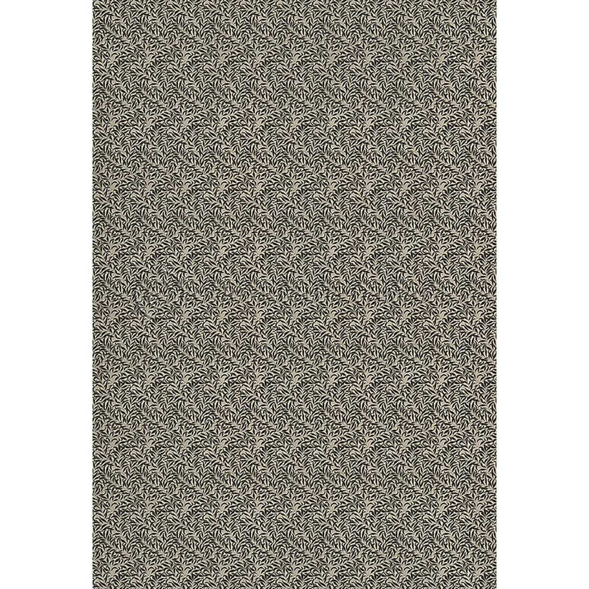 Willow Bough  Hemp and Black 120x175