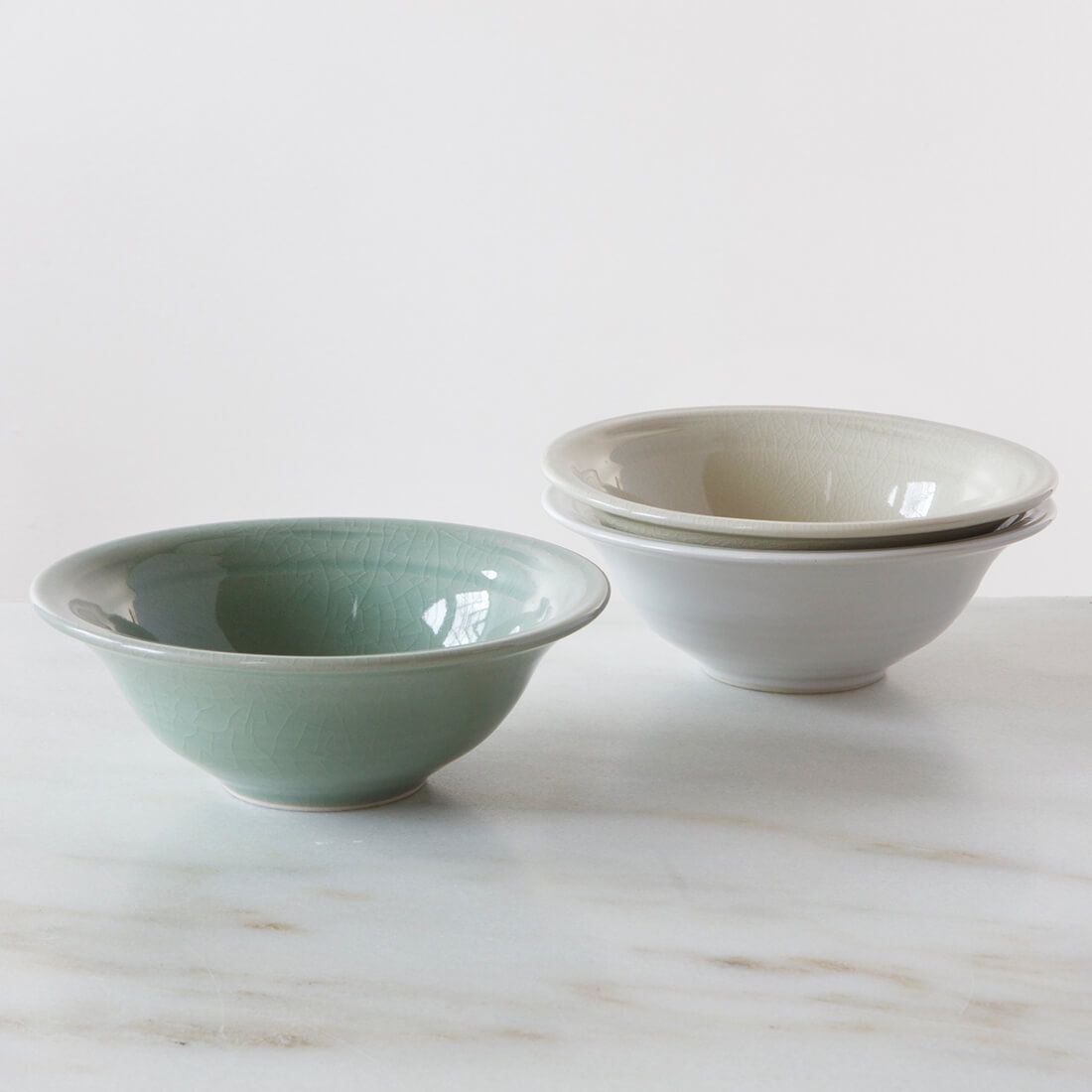 Belmont Cereal Bowl - Crackle Ivory