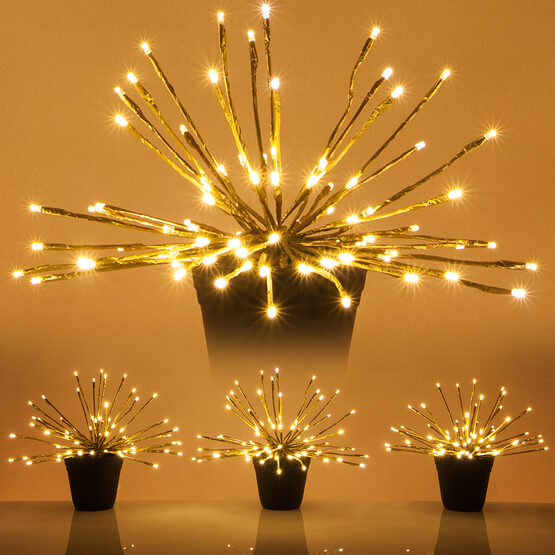3-15” Starburst Gold