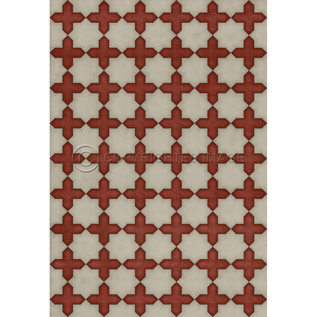 Pattern 23 Dressed in Scarlet      70x102