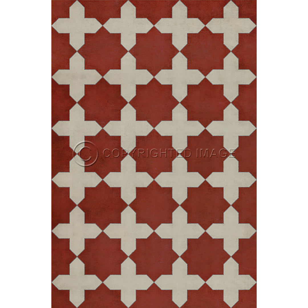 Pattern 23 Red Like Crimson      20x30