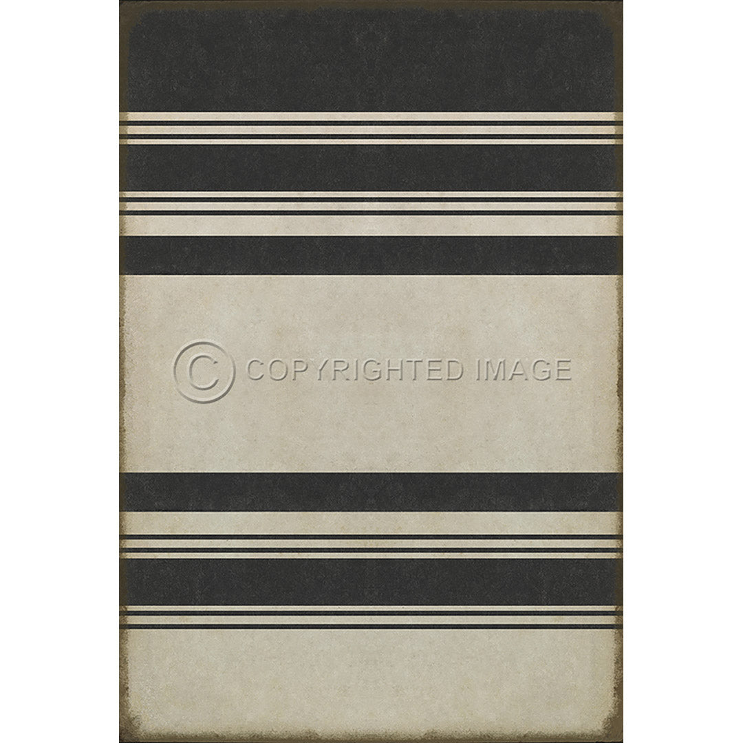 Pattern 50 Organic Stripes Black and White    38x56