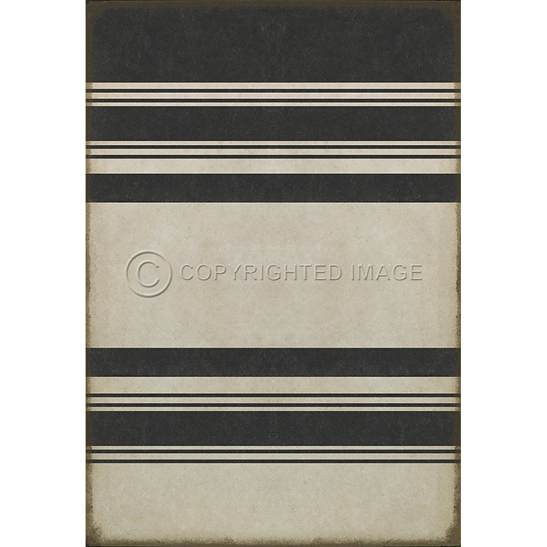Pattern 50 Organic Stripes Black and White    70x102