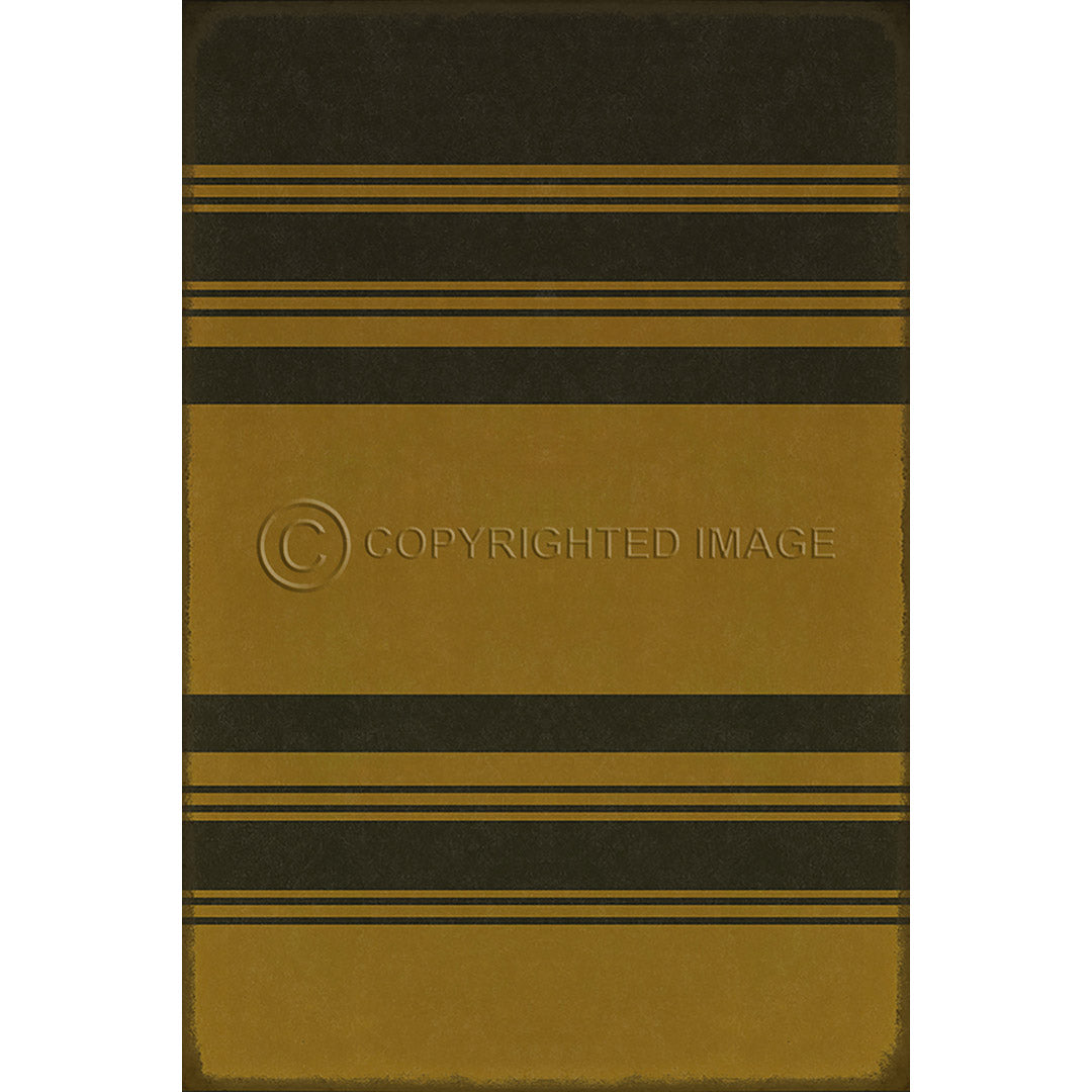 Pattern 50 Organic Stripes Black and Yellow    20x30