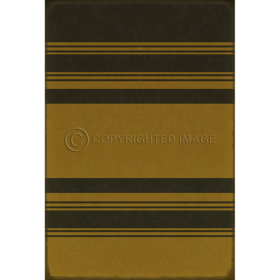 Pattern 50 Organic Stripes Black and Yellow    38x56