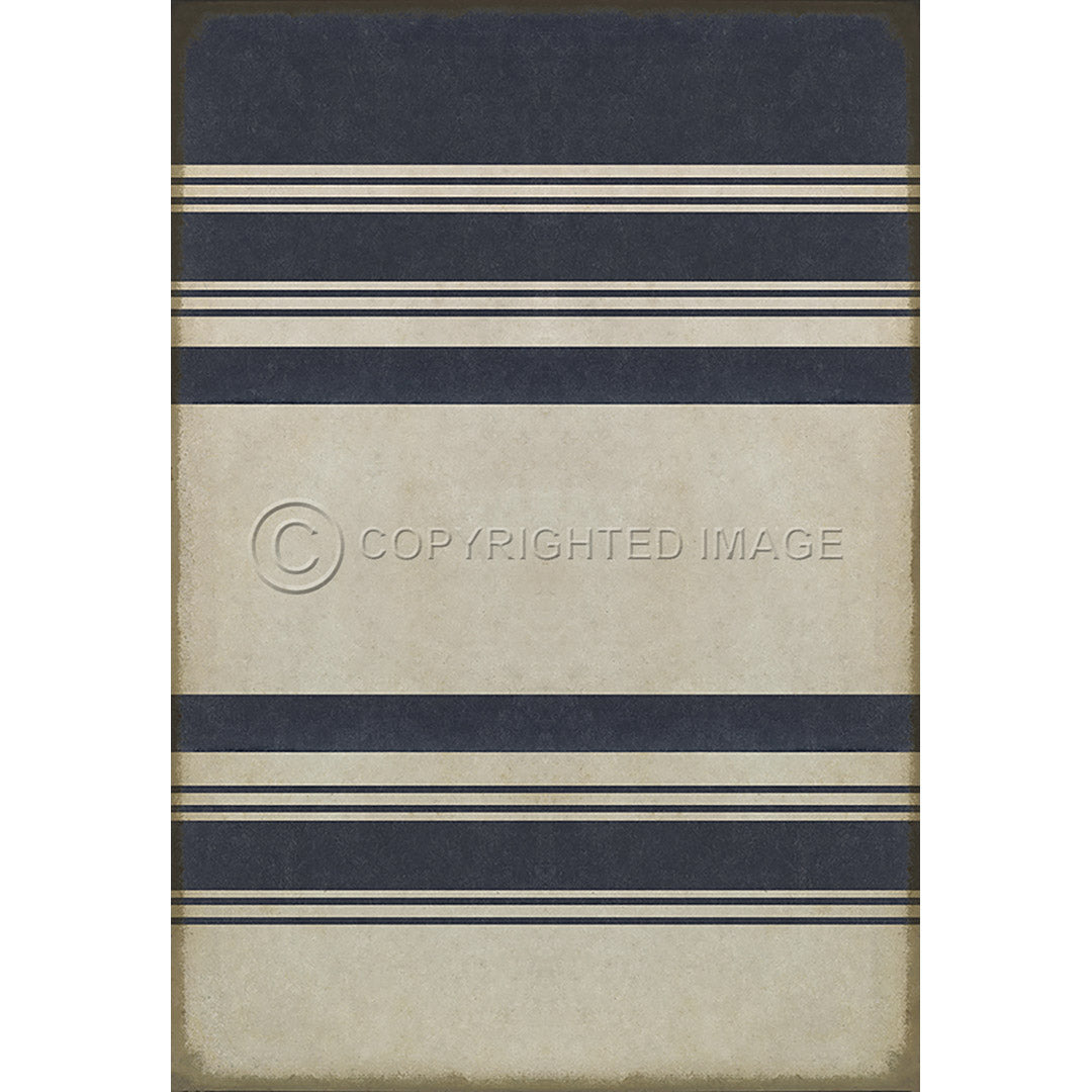 Pattern 50 Organic Stripes Blue and White    70x102