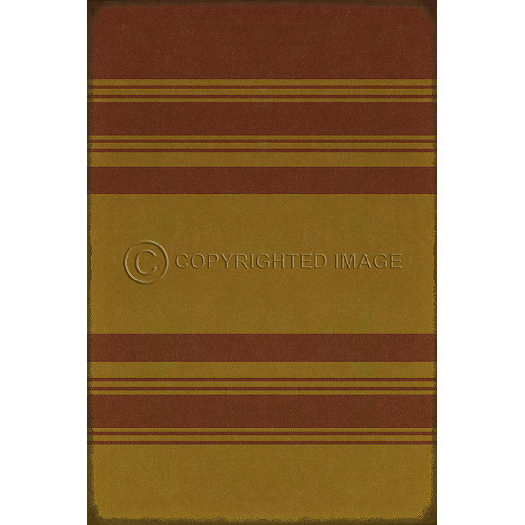 Pattern 50 Organic Stripes Red and Yellow    20x30