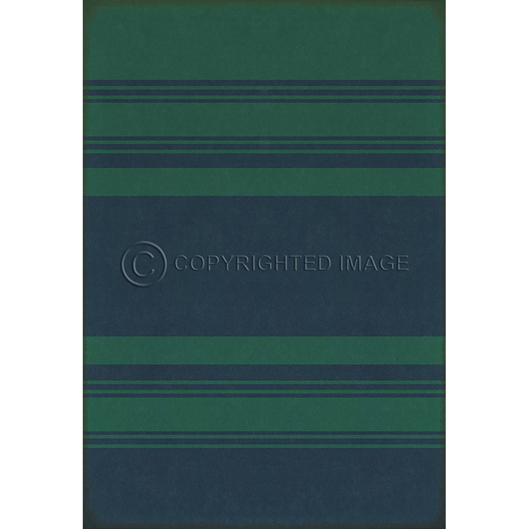 Pattern 50 Organic Stripes Teal and Blue    70x102