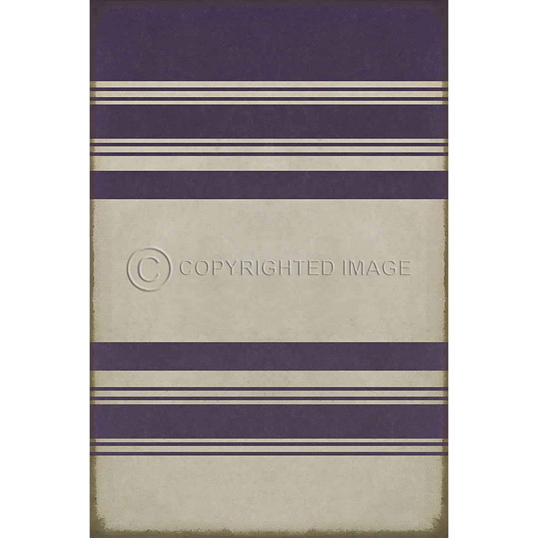 Pattern 50 Organic Stripes White and Purple    20x30