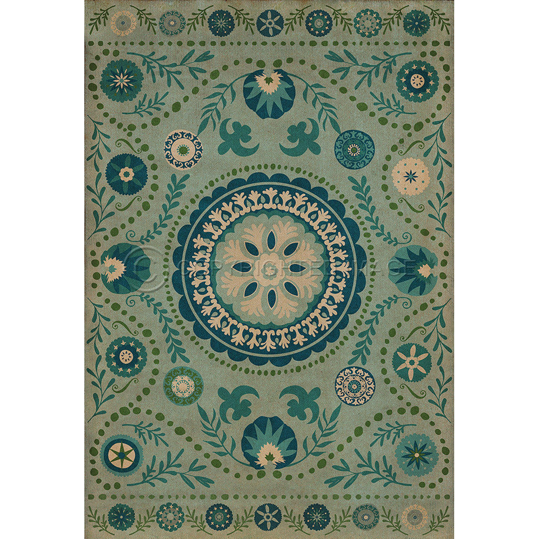 Pattern 38 Boho Blue       70x102
