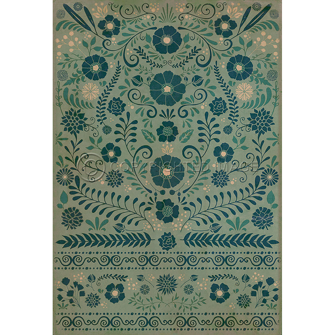 Pattern 36 A few Flowers at his feet   52x76