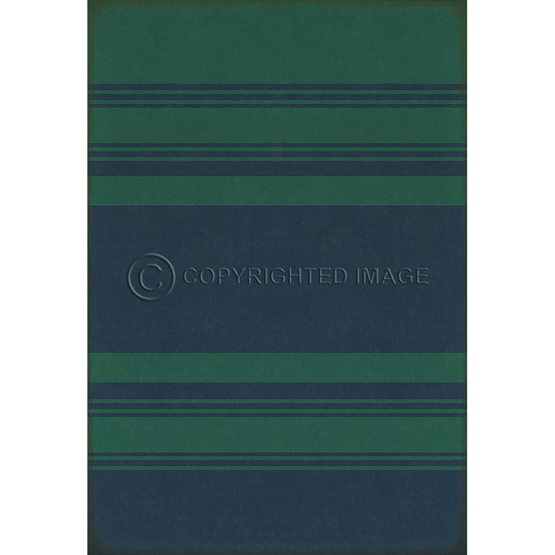 Pattern 50 Organic Stripes Teal and Blue    52x76
