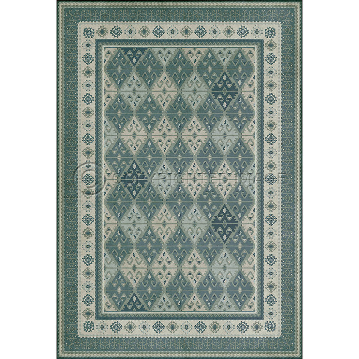 Burdock and Star Blue Slate  96x140