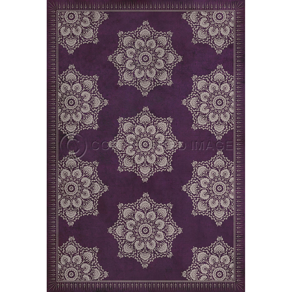 Indian Loop  Aubergine 38x56