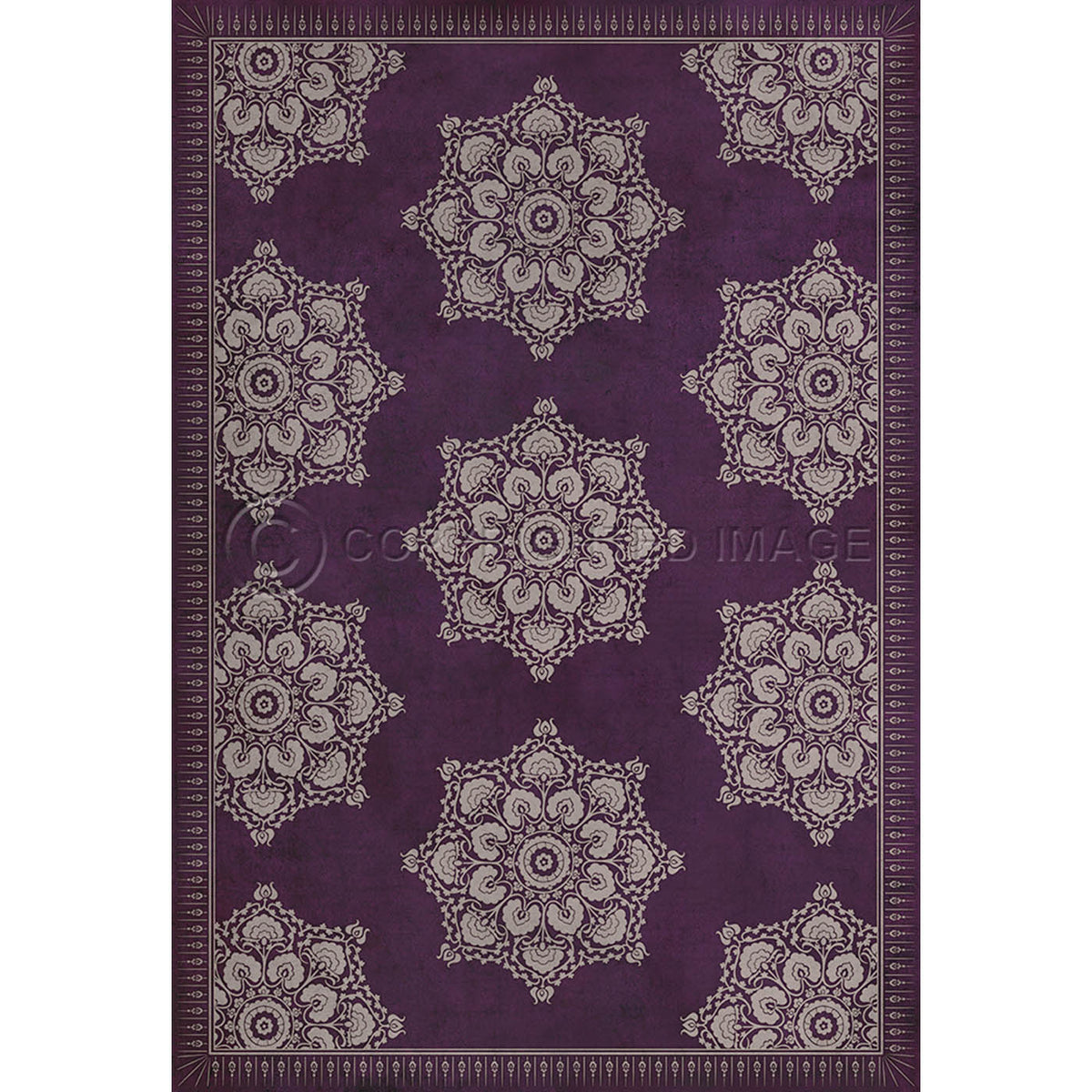 Indian Loop  Aubergine 70x102