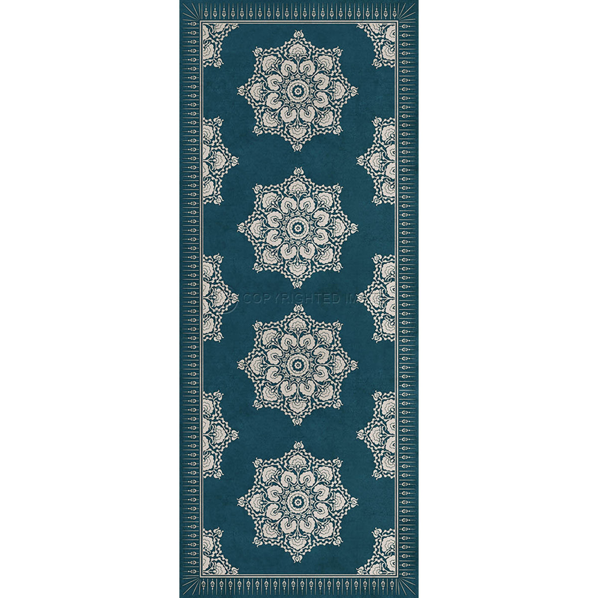 Indian Loop  Indigo 36x90