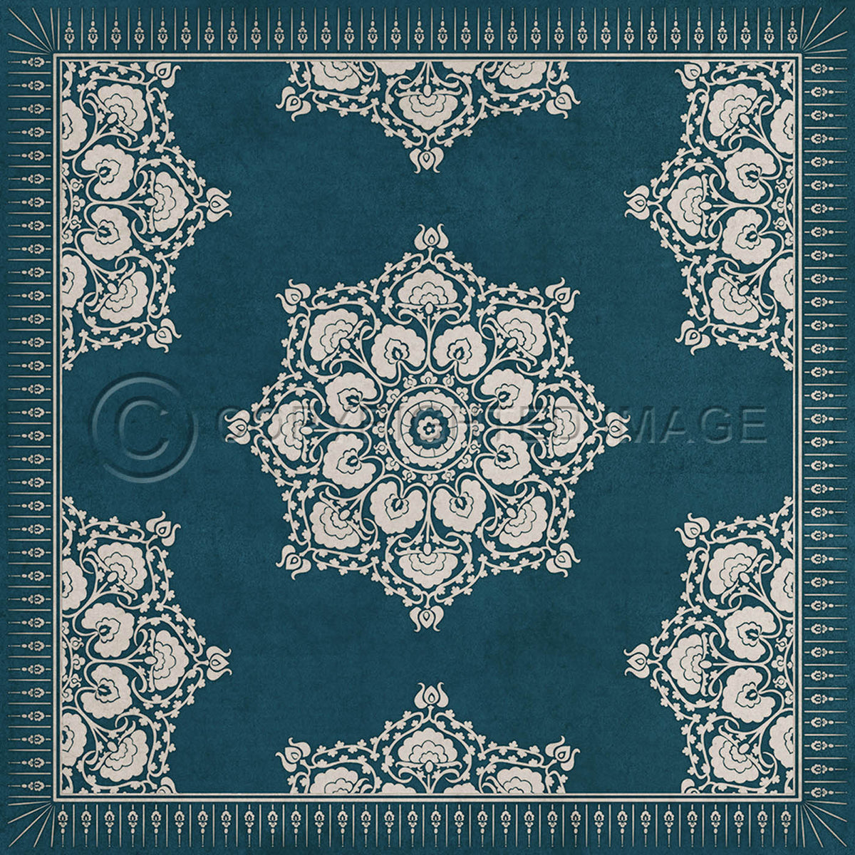 Indian Loop  Indigo 48x48
