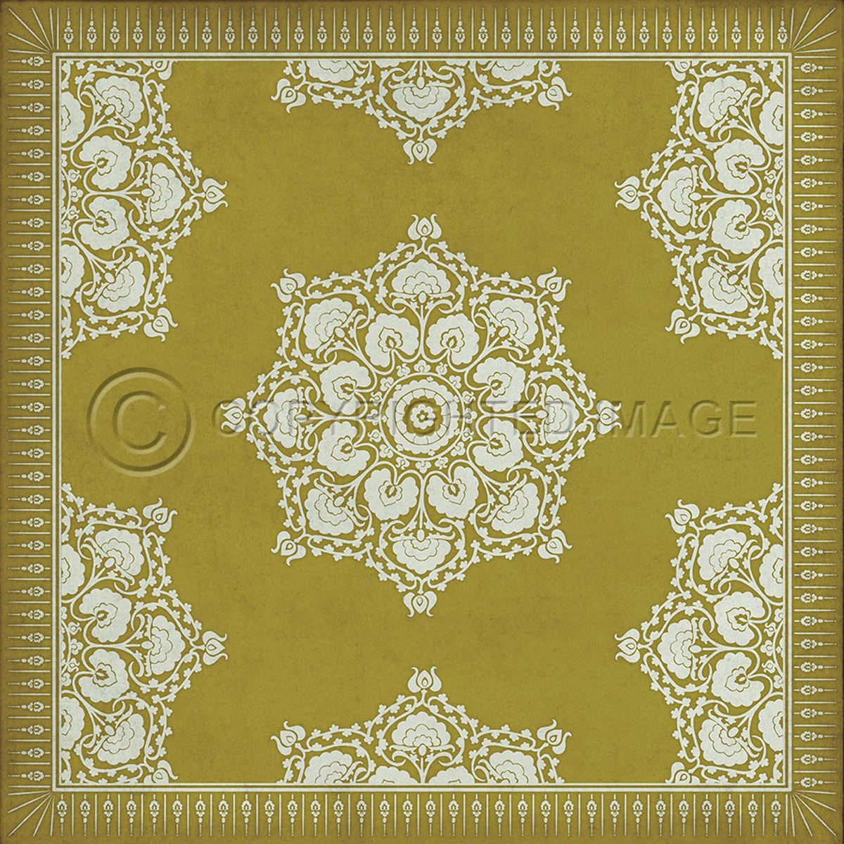 Indian Loop  Mustard 48x48