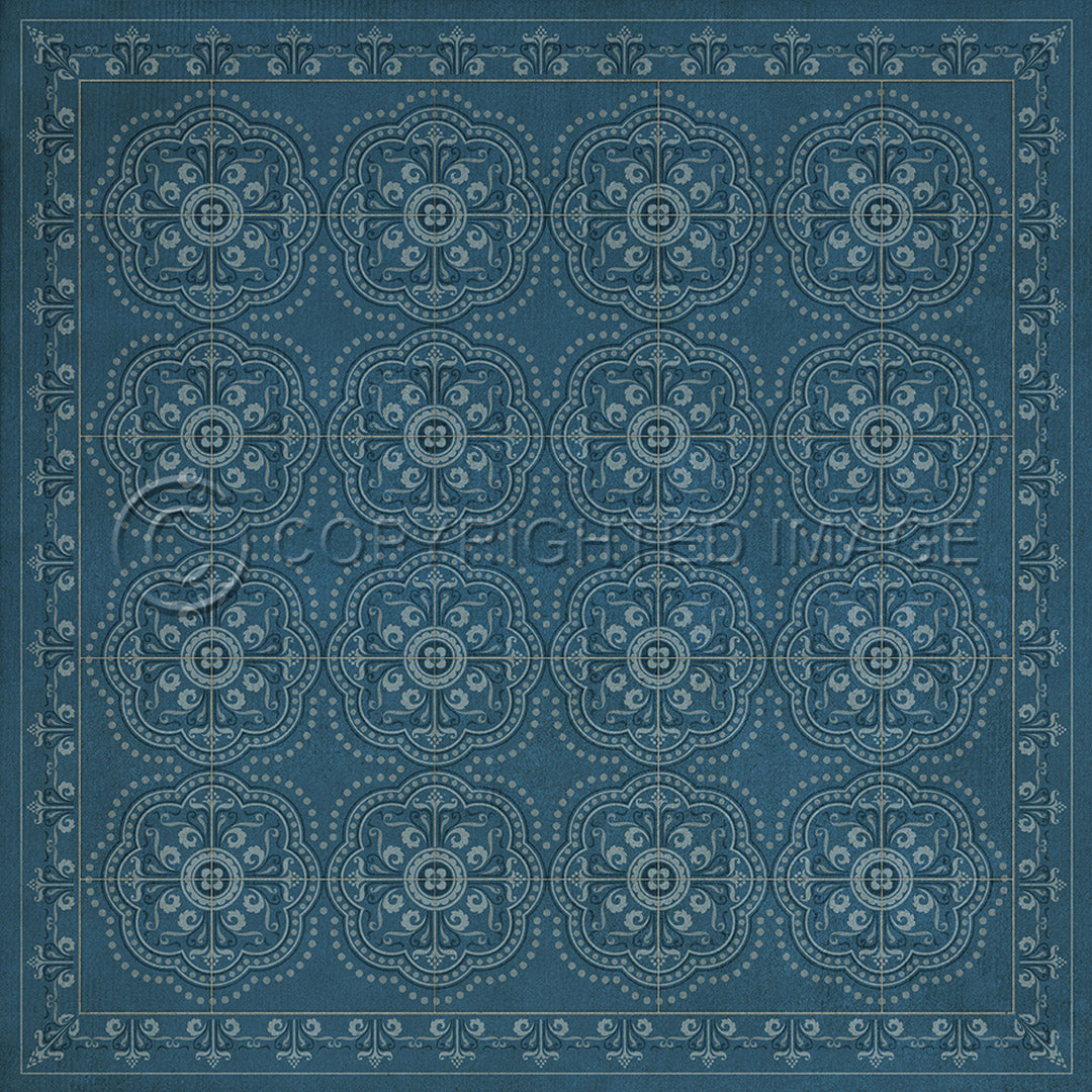 Pattern 28 Dark Blue Waters      48x48