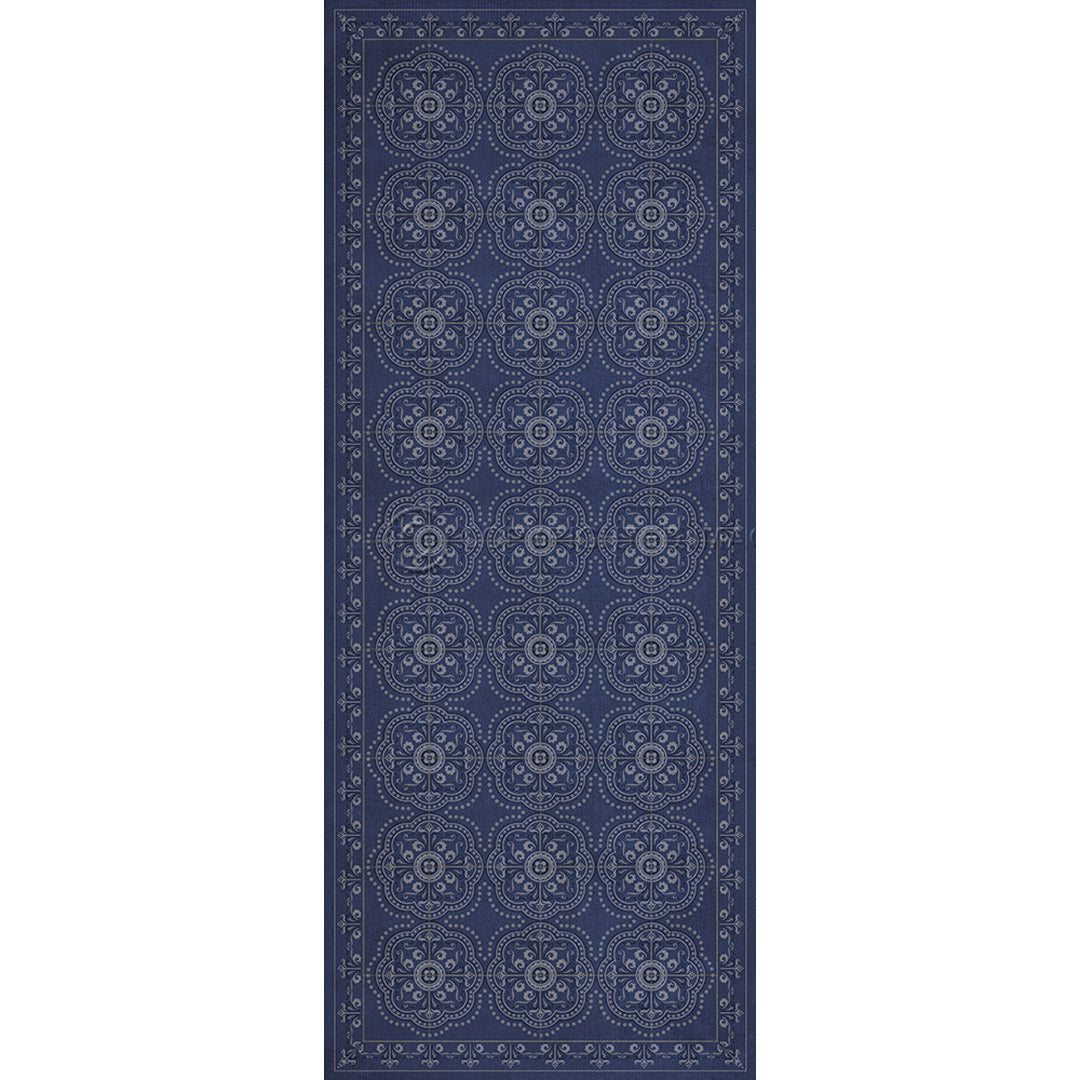 Pattern 28 Indigo Bandana       36x90