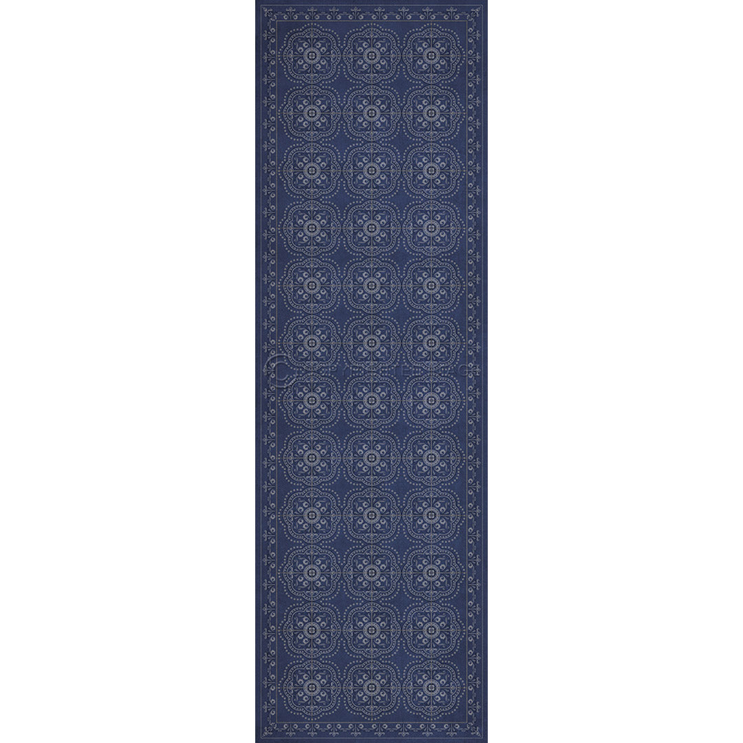 Pattern 28 Indigo Bandana       36x115