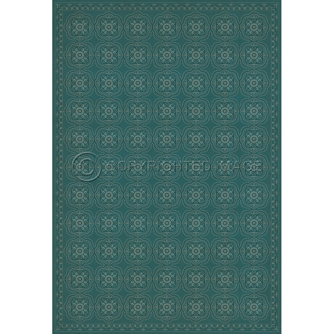 Pattern 28 Teal Bandana       120x175