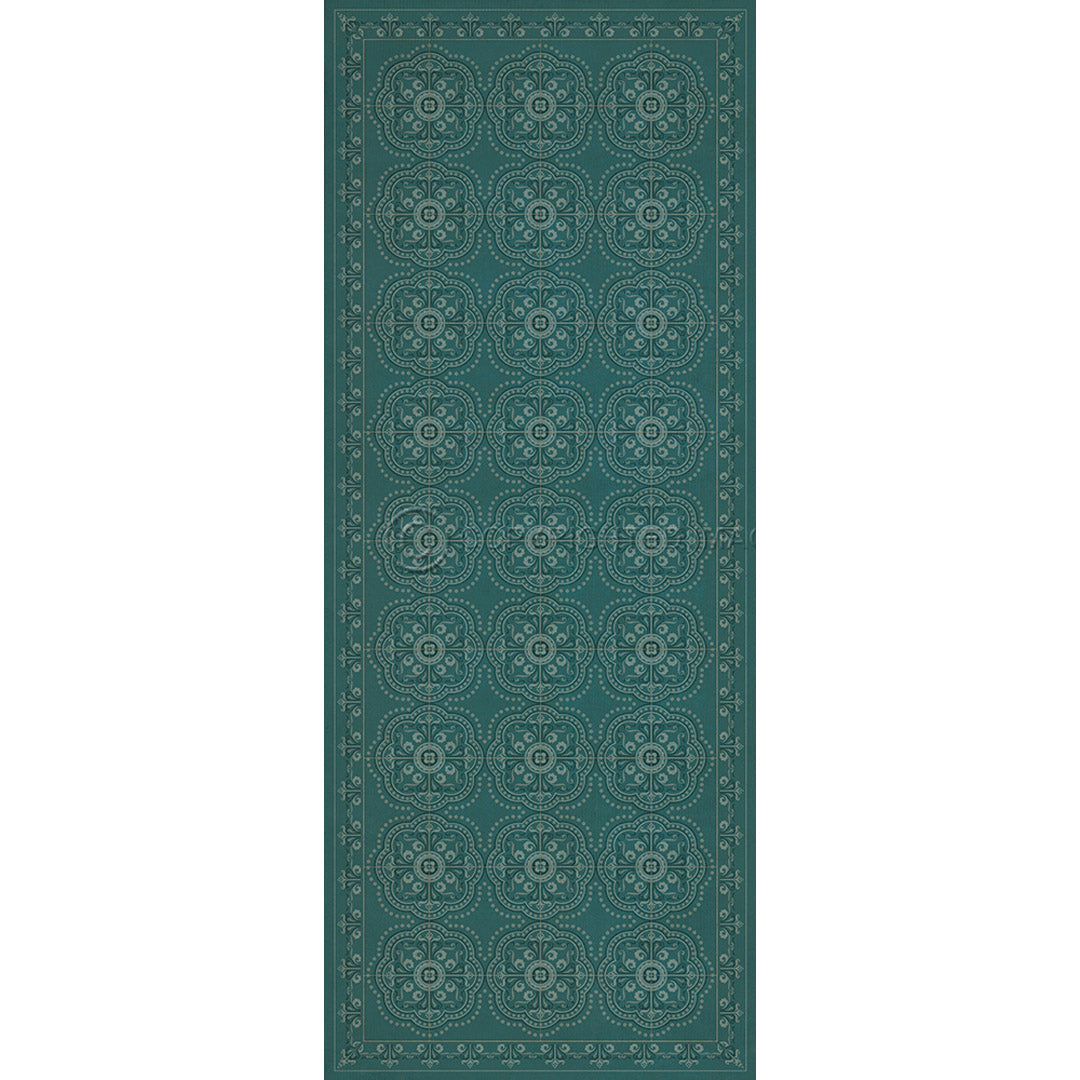 Pattern 28 Teal Bandana       36x90