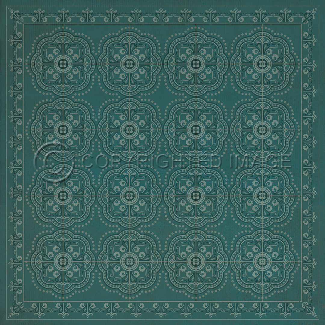 Pattern 28 Teal Bandana       48x48