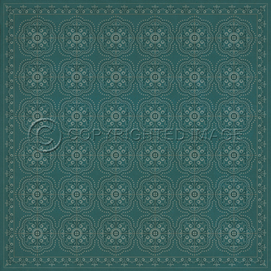 Pattern 28 Teal Bandana       72x72