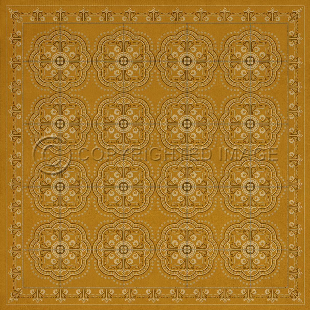 Pattern 28 Yellow Bandana       36x36