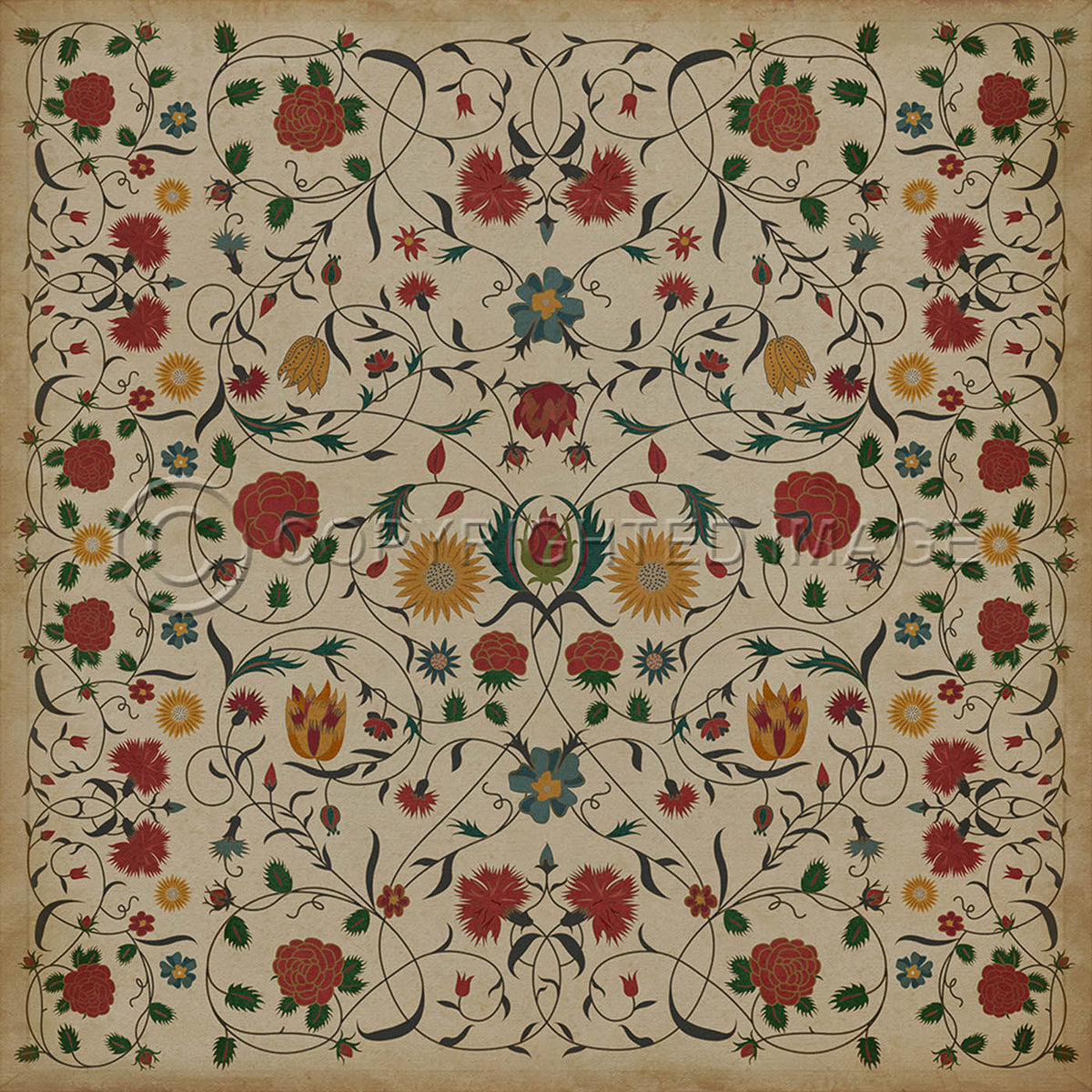 Floral Abigail 72x72