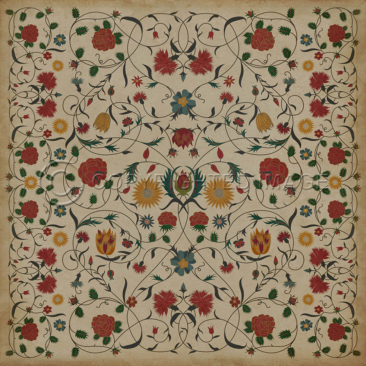 Floral Abigail 120x120