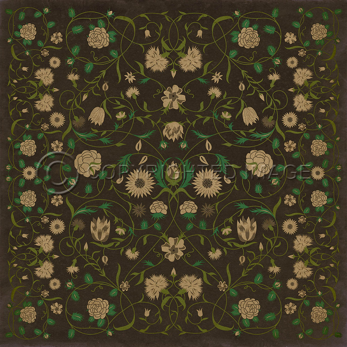 Floral Emma 48x48